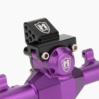 MEUS Racing Isokinetic 3-Section CVD Front and Rear Axles Maximum Steering Angle 52° Wider +5MM for Axial SCX24 Deadbolt C10 JLU Gladiator Bronco 1/24 RC Crawler Upgrade Parts (Anodized Purple) - color: Purple