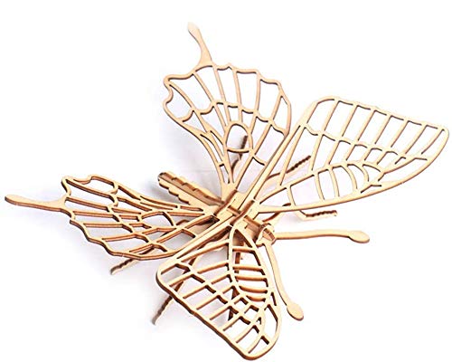 3D Wooden Insect Puzzle - 6 Piece Set Insect Animal Skeleton Assembly Model Puzzle - DIY Wooden Crafts 3D Puzzle - Wood STEM Gifts for Adults & Teens Birthday Gifts Christmas - color: Insects