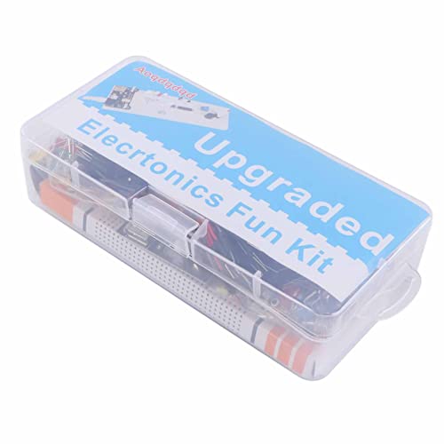 Electronics Component Kit, Starter Fun Assortment with Resistor Capacitor Diode Module, for Beginners Learning to Program R3 Development Board