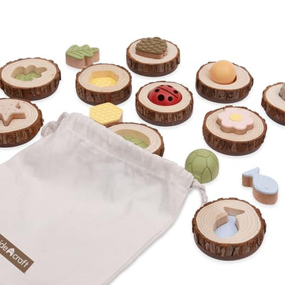 Guidecraft Nature Feel and Find - 24 pc. Set