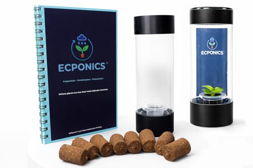 Plant Starter Survival Kit by ECPonics – Acclimation Capsule System for New & Fragile Plants, Humidity Control for Cuttings, Seedlings & Rare Plants