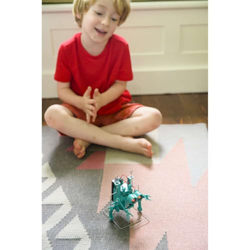 4M Kidz Robotix-Wacky Walking Robot, Science and Activity Kit for Boys and Girls 8-14 Years, STEM Kit, Educational Fun Science