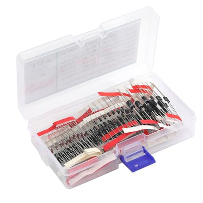 200Pcs 14 Values Rectifier and Schottky Diode Assortment Kit