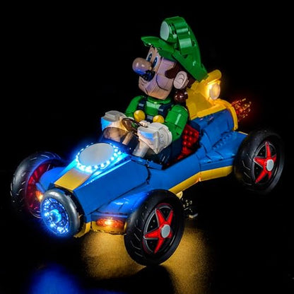 LED Lighting Compatible with LEGO Luigi & Mach 8 72050 - JUST Lights,Light Kit Compatible with LEGO 72050,NOT Included The Model