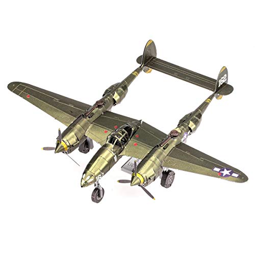 Metal Earth Fascinations Premium Series P-38 Lightning 3D Metal Model Kit
