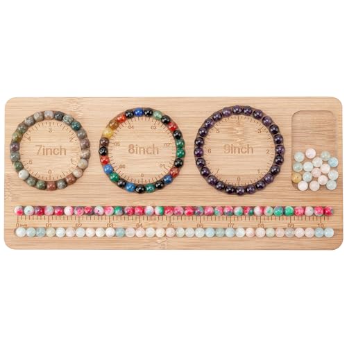Bead Board for Jewelry Making, Bracelet Making Kit, Compact Portable