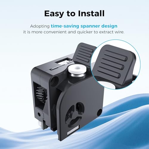 Creality K2 Plus Extruder Kit, Original 3D Printer Extruder Part, K2/ K2 Pro Combo Dual Gears Extrusion Kit with Filament Break Sensor, 6.25:1 Reduction Ratio, Force Up to 80N for Filament Smooth Feed - style: K2 Series Extruder