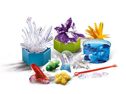 Clementoni - 61729 - Science and Play - Giant Crystals - Science Kit - Laboratory and Esperiment Kit for Kids from 8 Years Old and Older - Made in Italy, (English Version)