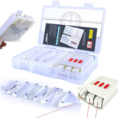 STEM Optical Refraction Reflection Experiment Kit,3-Way Linear Light Source