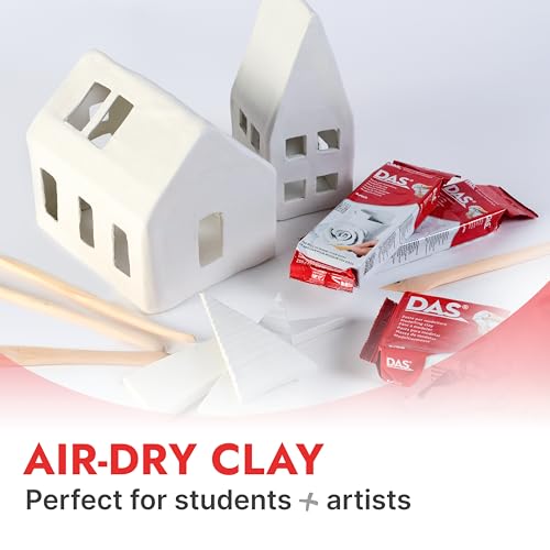 DAS Modeling Clay Air Hardening, White, 2.2lb, 1 Count