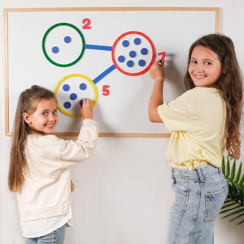Simply Magic 75 PCS Colorful Magnetic Number Bonds - Number Bond Game