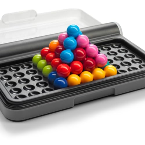 SmartGames IQ Puzzler Pro | Boost Logic and Problem Solving Skills | Level Up with 120 2D and 3D Challenges from Easy to Expert | Great for Ages 6 - Adult | A Fun Travel Game in a Portable Case