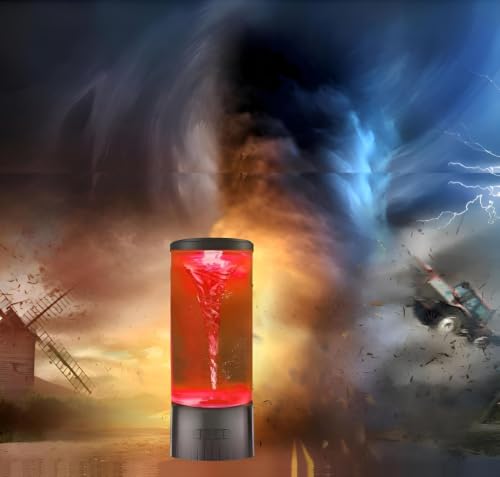 COLORLIFE Twister Water Vortex Lamp - size: Black 3.6*3.6*8.5
