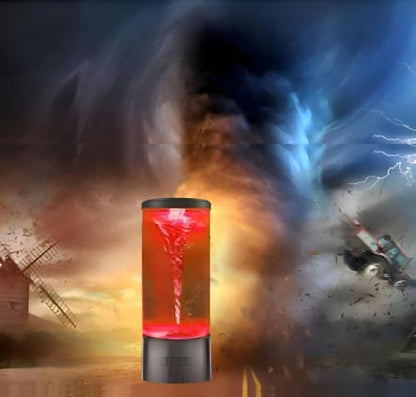 COLORLIFE Twister Water Vortex Lamp - size: Black 3.6*3.6*8.5