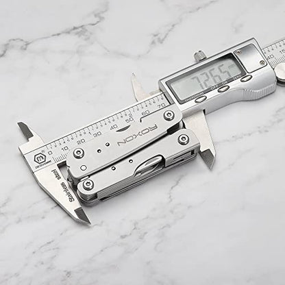 ROXON M2 14-in-1 Mini Multitool with Folding Scissors & 9pc Bits Set