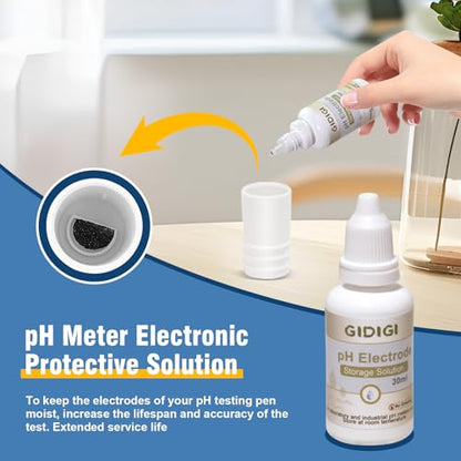 pH Meter Calibration Buffer Includes pH 7.00, 10.01 and Storage Solution - color: Blue