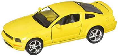 KiNSMART - 2006 Ford Mustang GT 1:38 Scale 5" Die Cast Metal Model Toy Car (Yellow) - color: Yellow