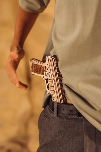 Wood Trick Defenders Gun 3D Wooden Puzzles for Adults to Build
