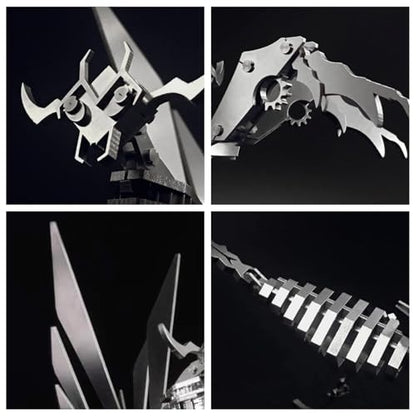 FILASLFT 3D Metal Puzzles for Adults,Mechanical Mantis 3D Puzzles - color: A3-spider King-silvery