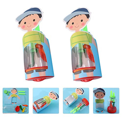 YARNOW Human Lung Breathing Model 6-Pack Assembly DIY Toy for Kids Science Learning Educational Lung Project Demonstration and Homework