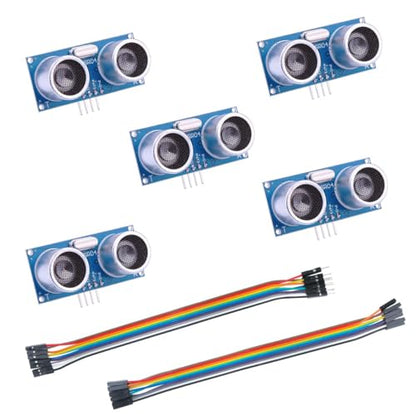 ELEGOO MEGA R3 Starter Kit and 5PCS Ultrasonic Sensor Kit Bundle for STEM