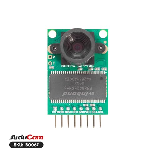 Arducam Mini Module Camera Shield with OV2640 2 Megapixels Lens Compatible with Arduino UNO Mega2560 Board and Raspberry Pi Pico (Pack of 2) - size: 2MP Manual focus (Pack of 2)