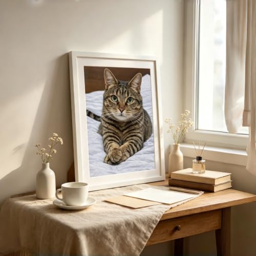 CHWGLFGG 5D Cute Cat Diamond Art Kits for Adults Beginners 12x16inch - color: KM1327-1