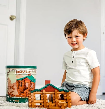 Lincoln Logs 100th Anniversary Tin - style: 100th Anniversary Tin