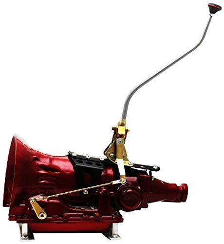 American Shifter 57923 Dual Action Automatic Transmission Shifter Kit with 23" Dual Bend Arm and Black Knob for GM 700R4 Transmission