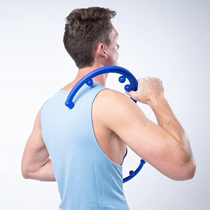 Body Back Buddy Elite Back Massager & Neck Massager for Pain Relief, Blue - color: Blue, size: Elite
