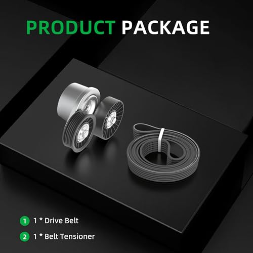Belt Tensioner and Serpentine Belt Kit #39120 K060882 - size: for Liberty/Nitro 2009-2012