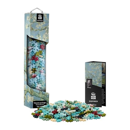 PLUS PLUS Inspired, Van Gogh Almond Blossom - Art Building Set 350 pc - color: Van Gogh, Almond Blossom