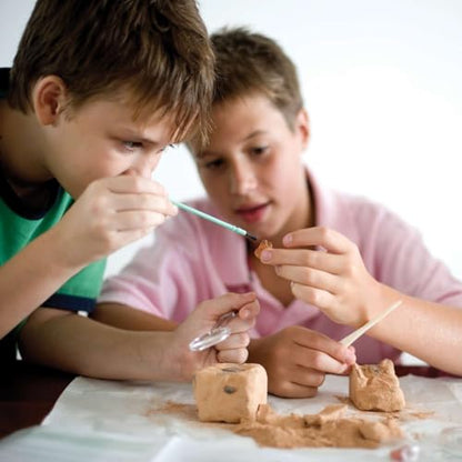 4M STEAM Earth Science Kit for Kids Ages 5+ — Geology STEM Toy with 5 Experiments Including Volcano Eruption, Crystal Growing & Fossil Excavation — Educational Science Gift for Boys & Girls - style: Earth Science