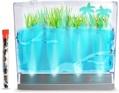 Lighted Gel Ant Habitat Kit with Live Ants (1 Tube) Eco-Terrarium Bundle