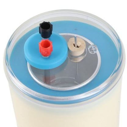 Double Wall Electric Calorimeter, PVC Heat Measurement Electric Calorimeter Physical Experimental Instrument for High School Students