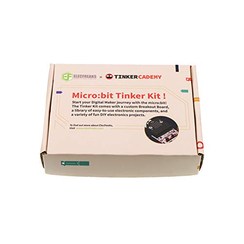 ELECFREAKS microbit Tinker Kit Sensor Stater Kit with 35+ Projects DIY Programming with Basic Coding Electronics Modules and Wiki Tutorial(Without Micro:bit)