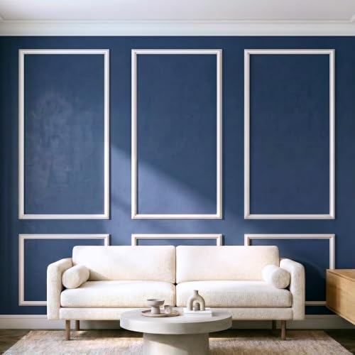 Birdeco Peel and Stick Wall Molding Kit, Self Adhesive Wainscoting Panels