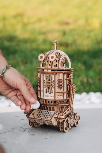 Wood Trick Space Junk Robot 3D Wooden Puzzles for Adults to Build