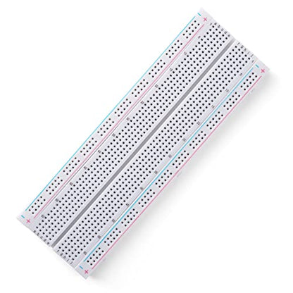 Breadboard Jumper Wire Kit:2X830&400 Breadboards,130 Flexible+280 Jumpers,1 Tweezer for Arduino Raspberry Pi - size: 2PACK