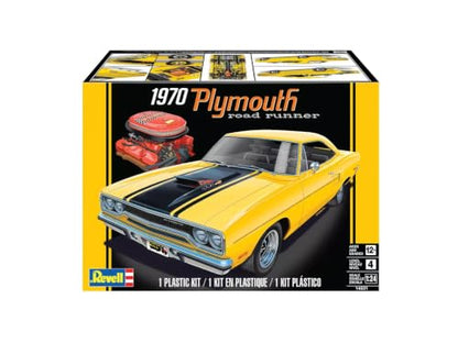 Revell 1970 Plymouth Road Runner Plastic Car Model Building Kit 1:24 Scale