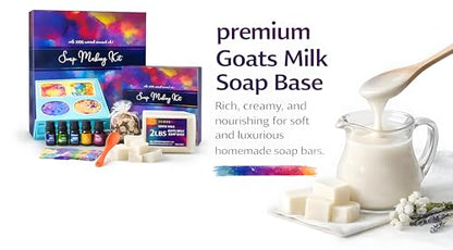 Soap Making Kit for Adults, Make Your Own Soap with Melt & Pour - DIY