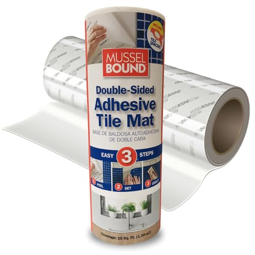 MusselBound® - Large Backsplash - Tile Installation EZ Kit (up to 52.5 sq ft) The Clean, Easy, No-Stress Way to Install Wall Tile