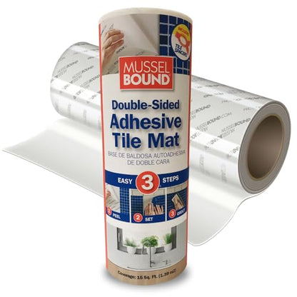 MusselBound® - Large Backsplash - Tile Installation EZ Kit (up to 52.5 sq ft) The Clean, Easy, No-Stress Way to Install Wall Tile