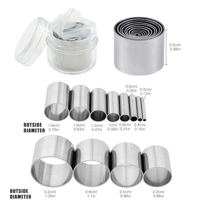 Yayatty Polymer Clay Tools, Acrylic Clay Roller, Acrylic Sheet, Rotary Cutting Mat, Round Polymer Clay Cutters with Clay Slicer Blade for Pottery and Sculpture (62 PCS) - color: 62 PCS