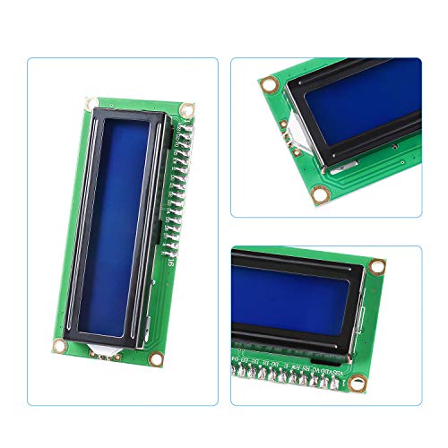 SunFounder IIC/I2C/TWI LCD1602 Display Module Compatible with Arduino and Raspberry Pi - color: 16x2 I2C LCD