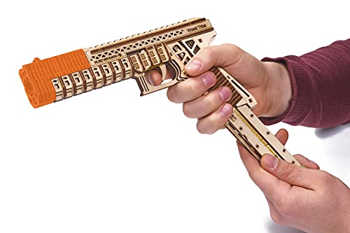 Wood Trick Defenders Gun 3D Wooden Puzzles for Adults to Build