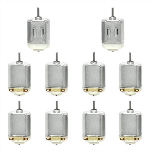 Gikfun DC 3V-6V 130 Mini Electric Motor, 10 Pack