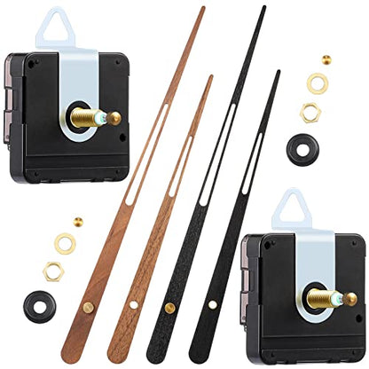 Jadive 2 Pcs Clock Movement Long Shaft, Fit for 24'' Clock, 21 mm Shaft - size: Fit for 24'' Clock 21mm Shaft