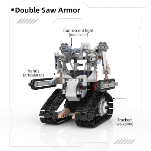 5-in-1 STEM Robot Building Kit. Hands-on Educational Robotic & Engineering Construction Toy, RC and Programmable App Control, Gifts for Kid Boys Girls Ages 5 6 7 8 9 10 11 12 13