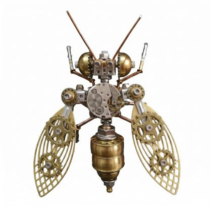 Mechanical Metal 3D Bumblebee Model Kits Puzzle for Adults Insect Steampunk Assembly DIY 150+Pcs 3 Hours Build Time Desk Decor Christmas & Birthday Gift for Hobbyists Men(Bumblebee) - style: Bumblebee